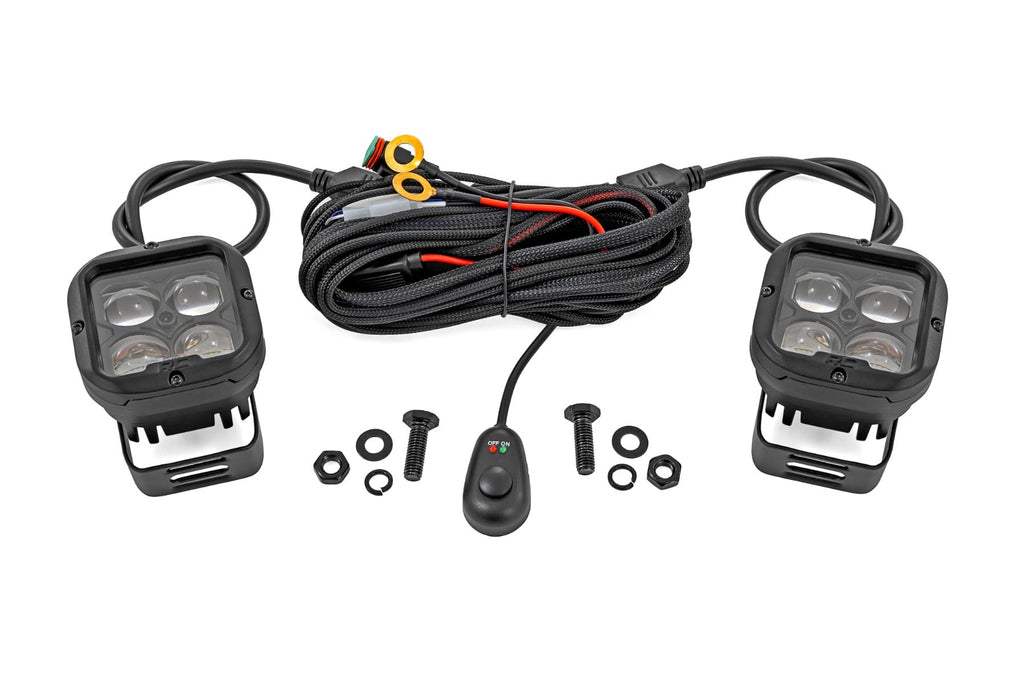 2 Inch SAE Driving Light Pods | Pair by Rough Country