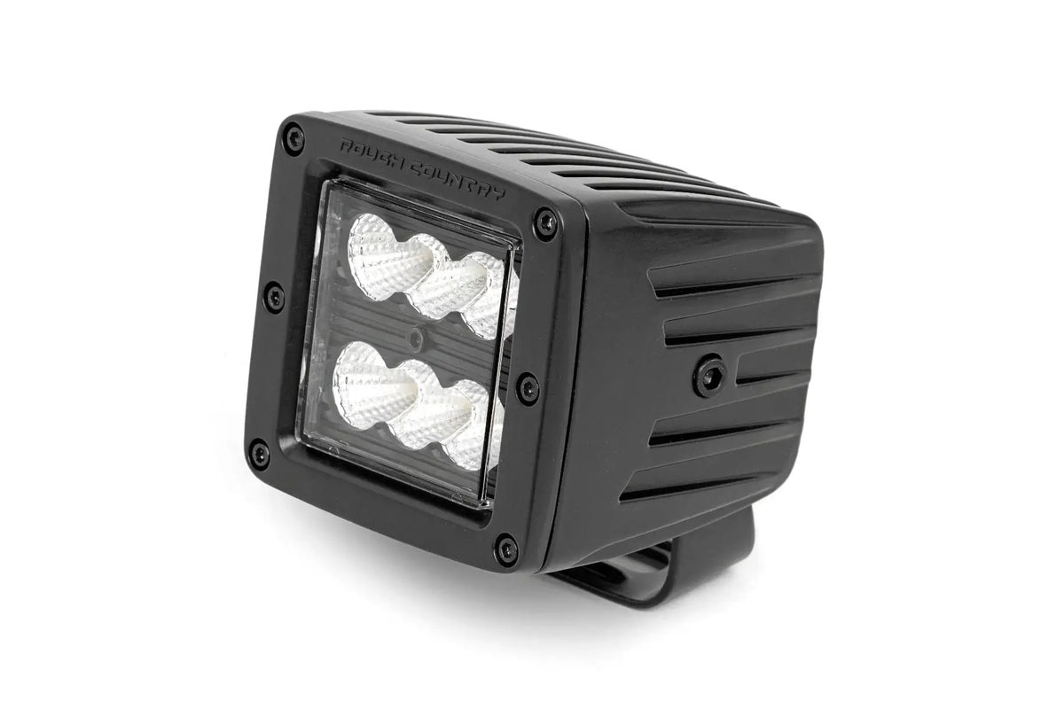 2 Inch Black Series LED Light Pods | Pair | Flood by Rough Country