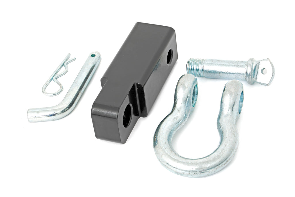2 Inch Receiver | D Ring Shackle Kit W/ Pin by Rough Country