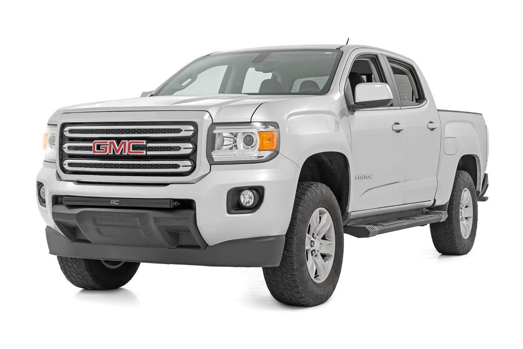 HD2 Aluminum Running Boards | Crew Cab | Chevy/GMC Canyon/Colorado (15-26) by Rough Country