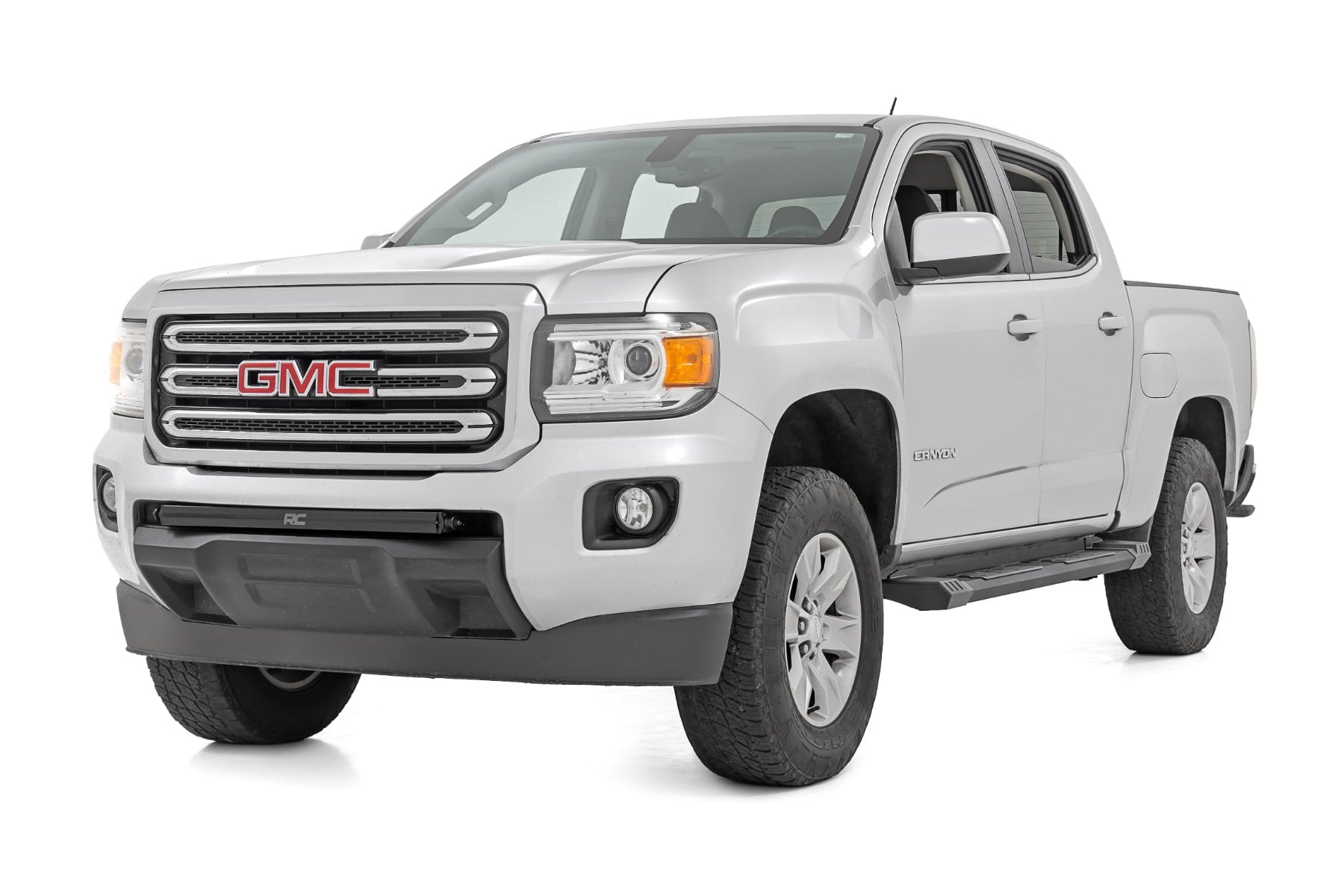 HD2 Aluminum Running Boards | Crew Cab | Chevy/GMC Canyon/Colorado (15-26) by Rough Country