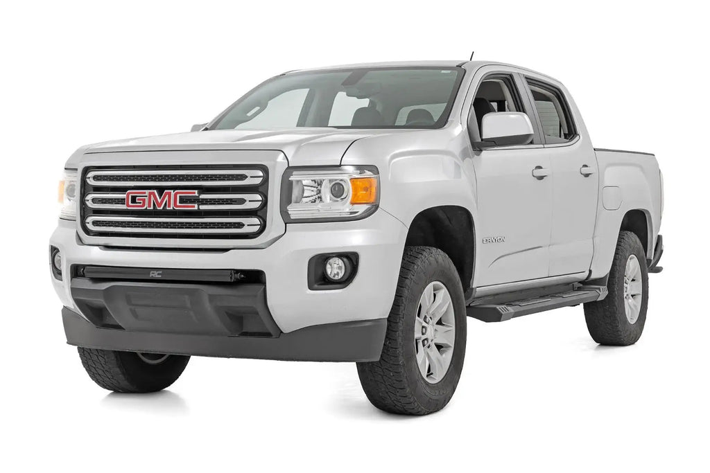 HD2 Aluminum Running Boards | Crew Cab | Chevy/GMC Canyon/Colorado (15-26) by Rough Country