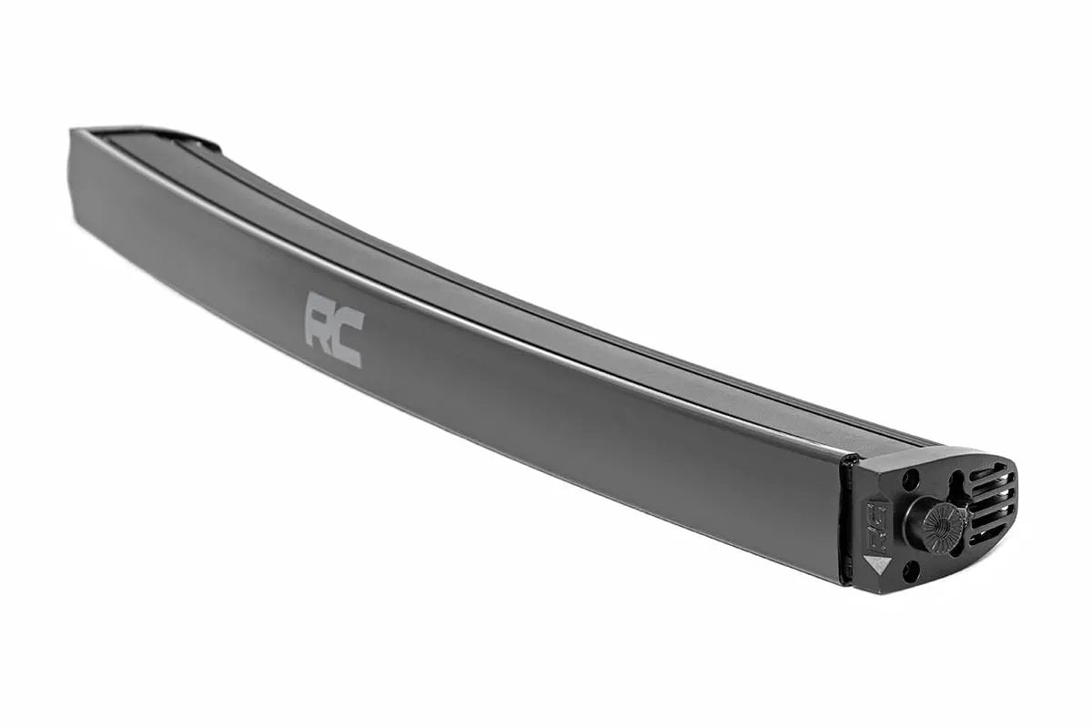 30 Inch Black Series LED Light Bar | Curved | Single Row | Cool White DRL by Rough Country
