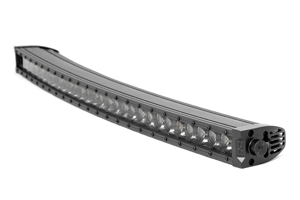30 Inch Black Series LED Light Bar | Curved | Single Row | Cool White DRL by Rough Country