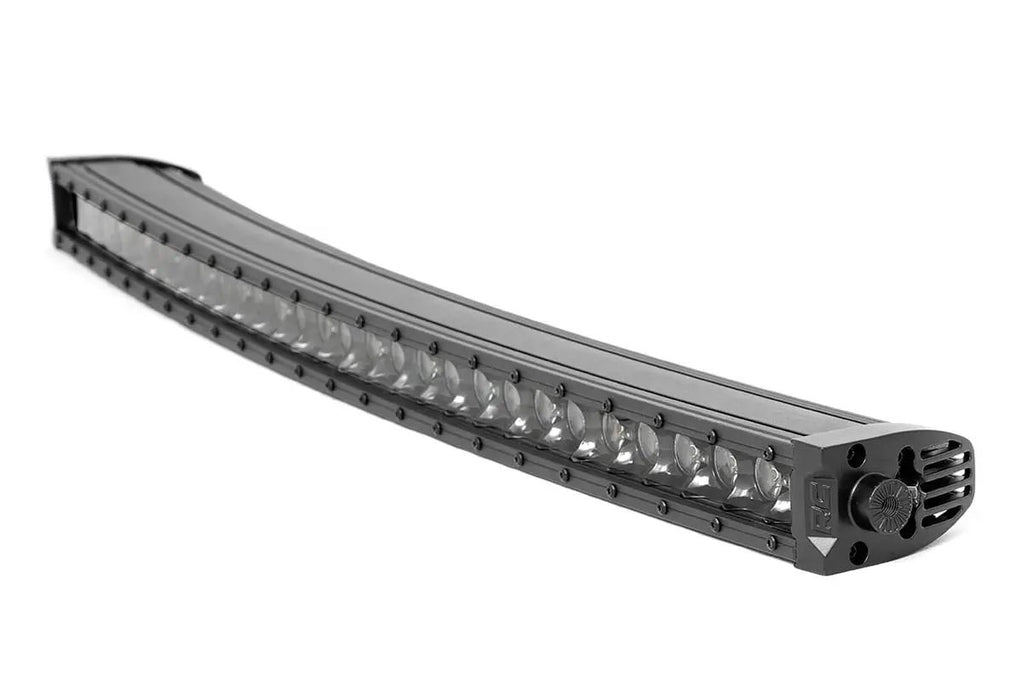 30 Inch Black Series LED Light Bar | Curved | Single Row | Cool White DRL by Rough Country