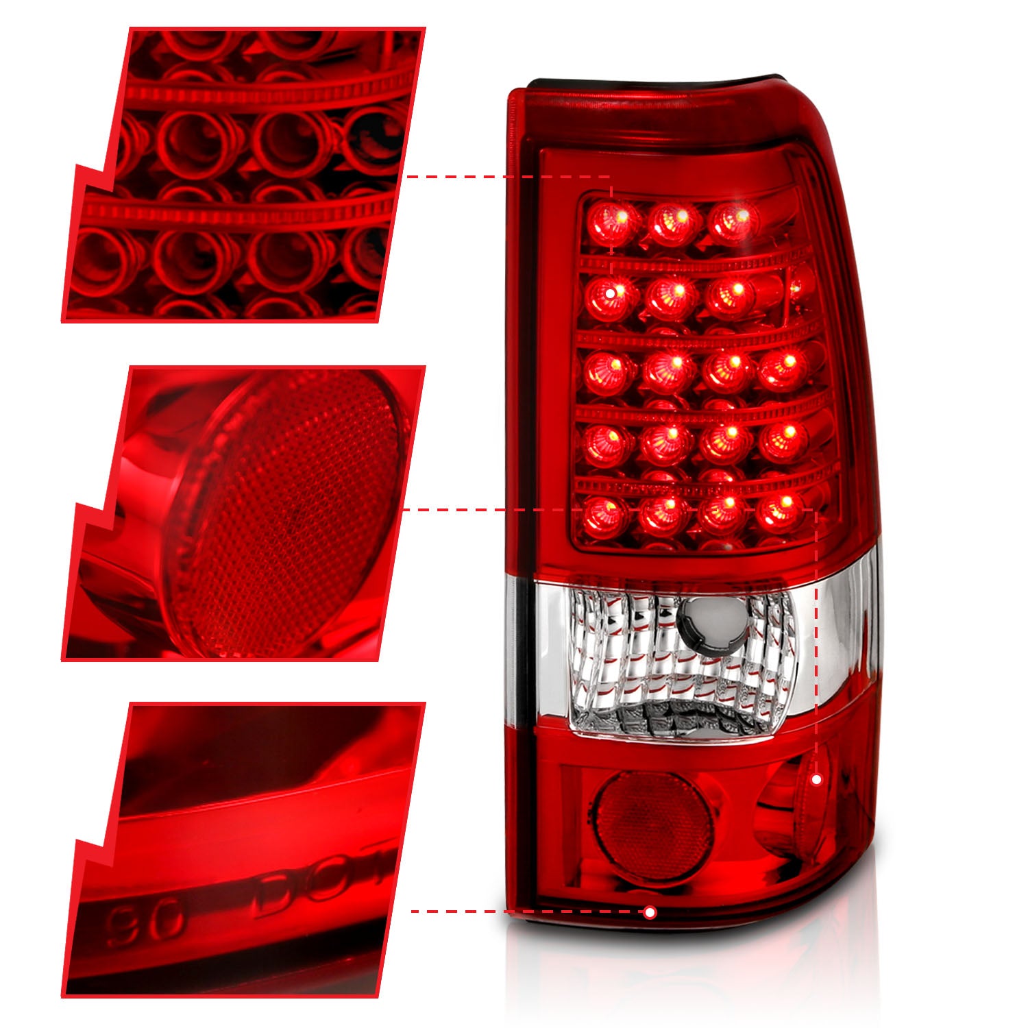 Tail Light Assembly by ANZO USA