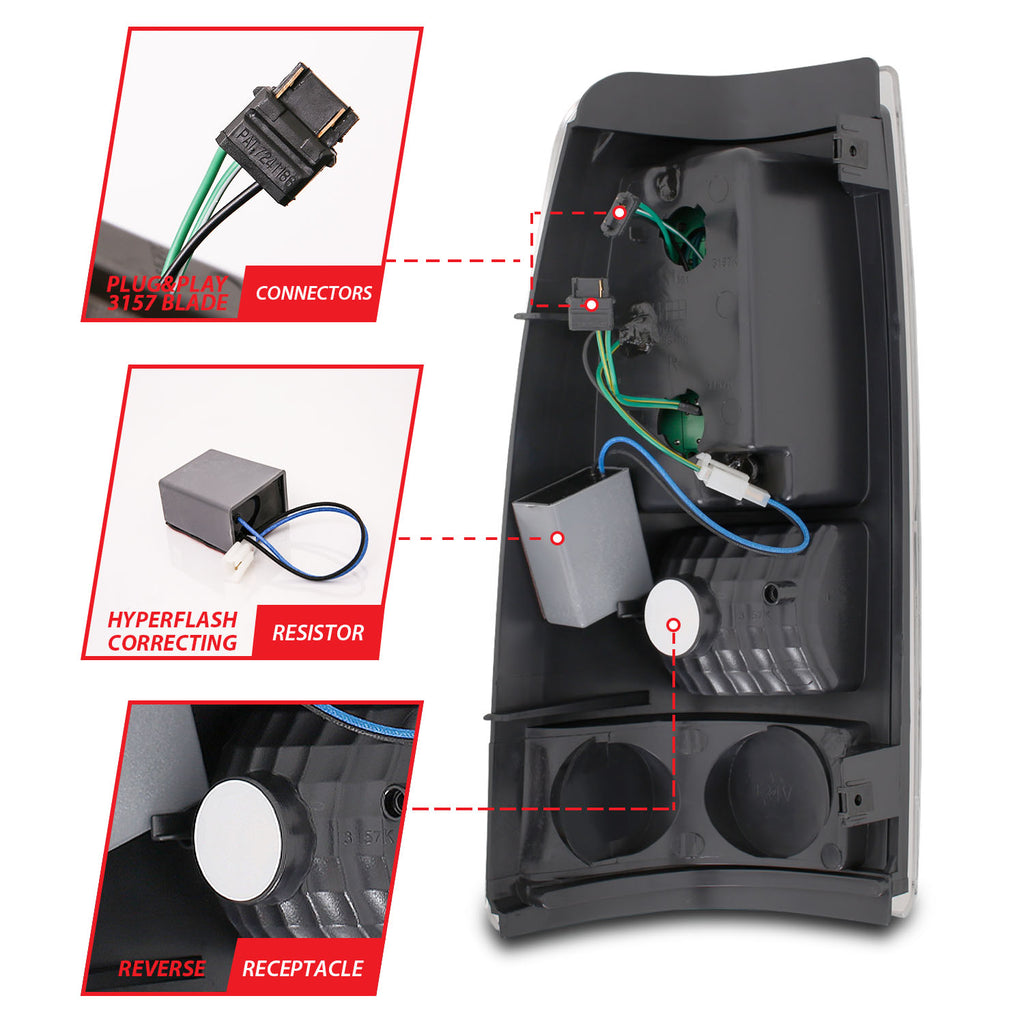 Tail Light Assembly by ANZO USA