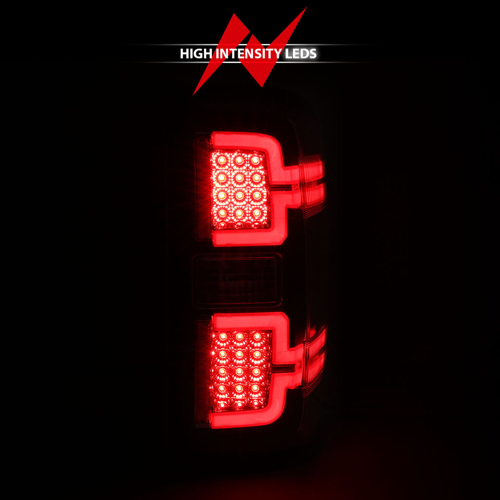 LED Taillights Black w/ Sequential by ANZO USA