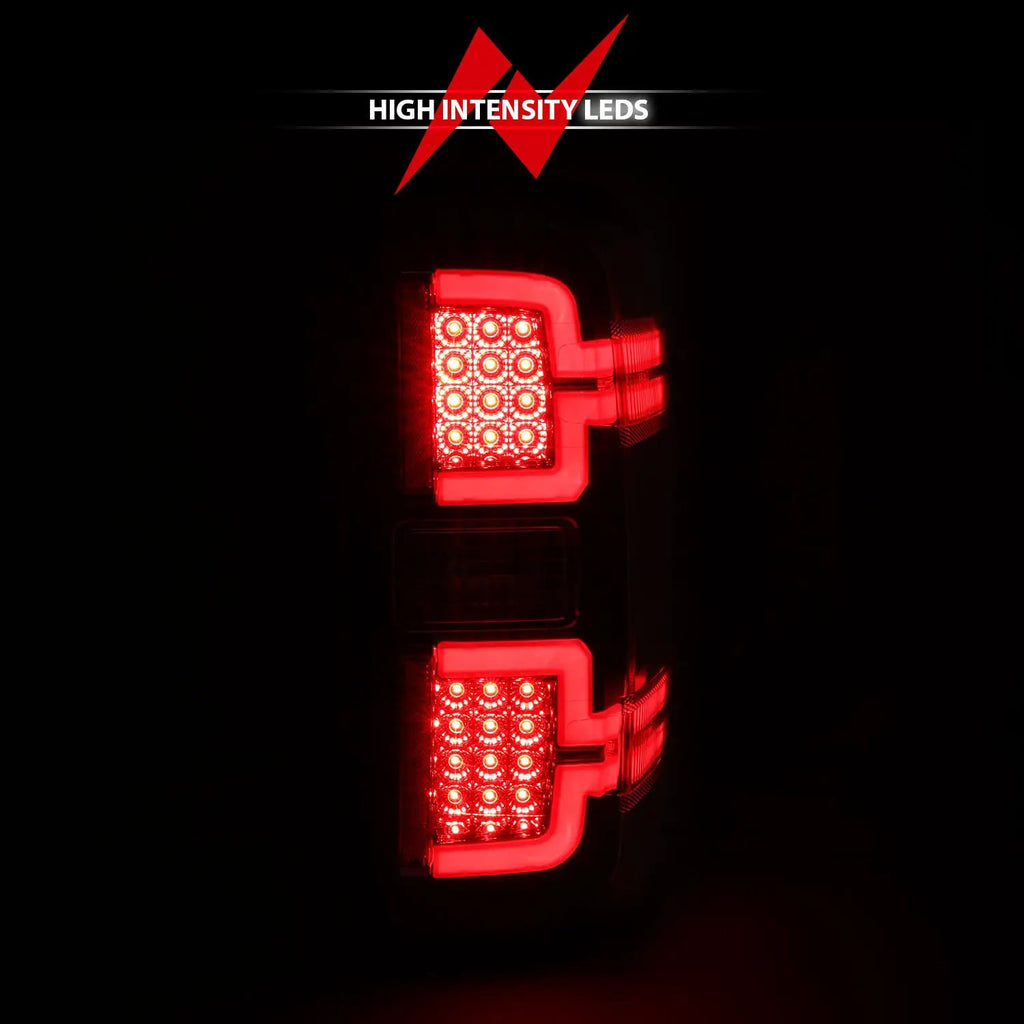 LED Taillights Black w/ Sequential by ANZO USA