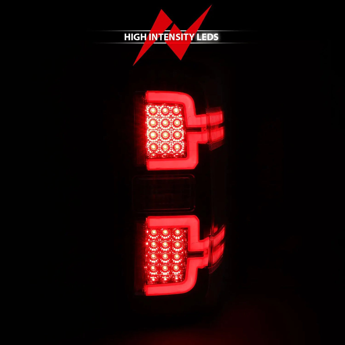 LED Taillights Black w/ Sequential by ANZO USA