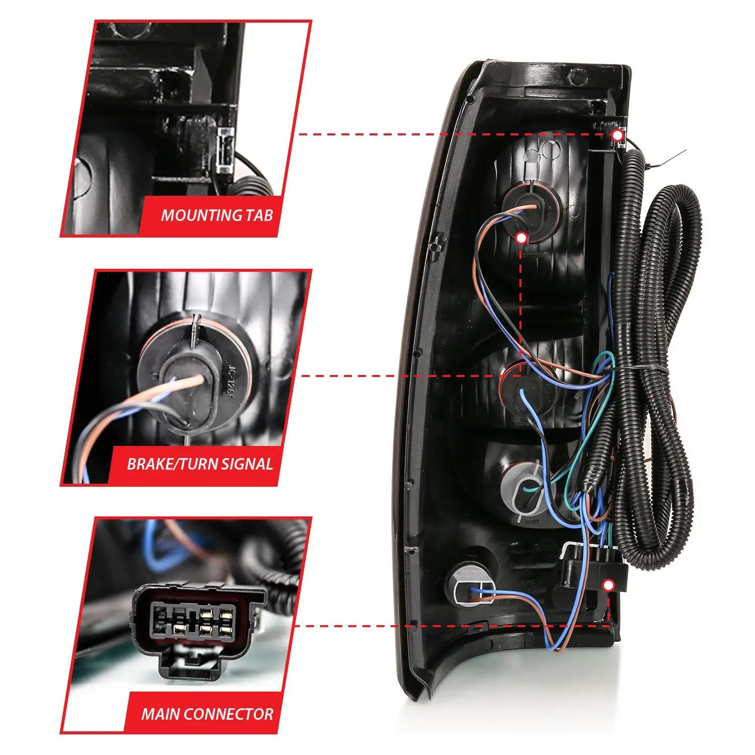 Tail Light Assembly by ANZO USA