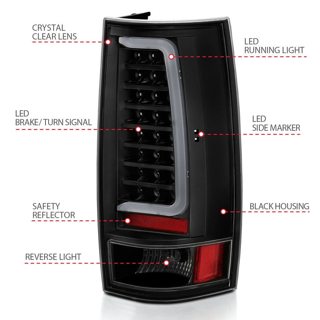Tail Light Assembly by ANZO USA