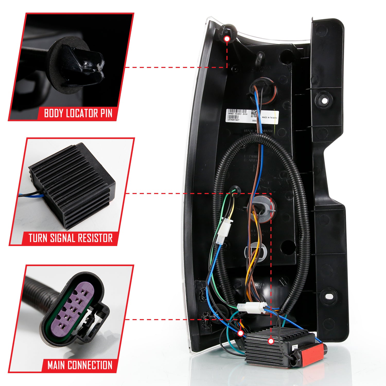 Tail Light Assembly by ANZO USA