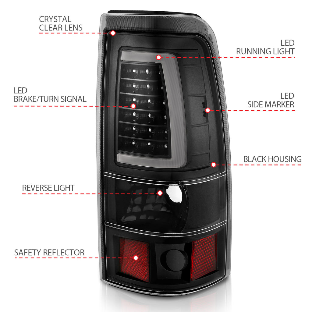 Tail Light Assembly by ANZO USA