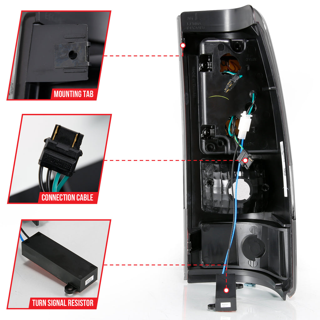 Tail Light Assembly by ANZO USA