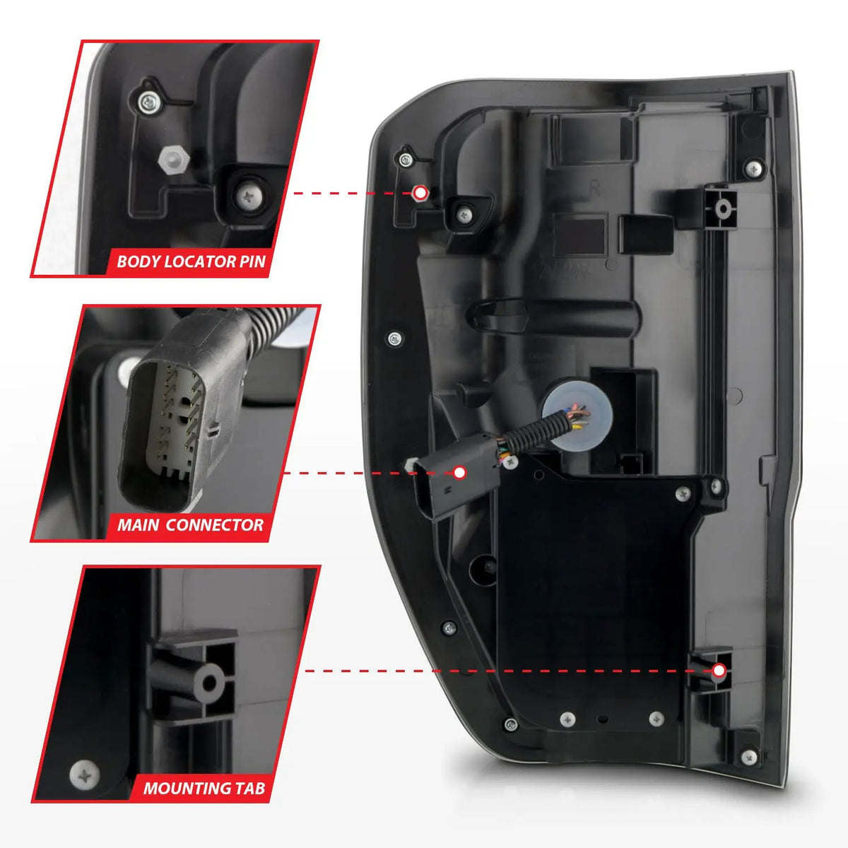 Tail Light Assembly by ANZO USA