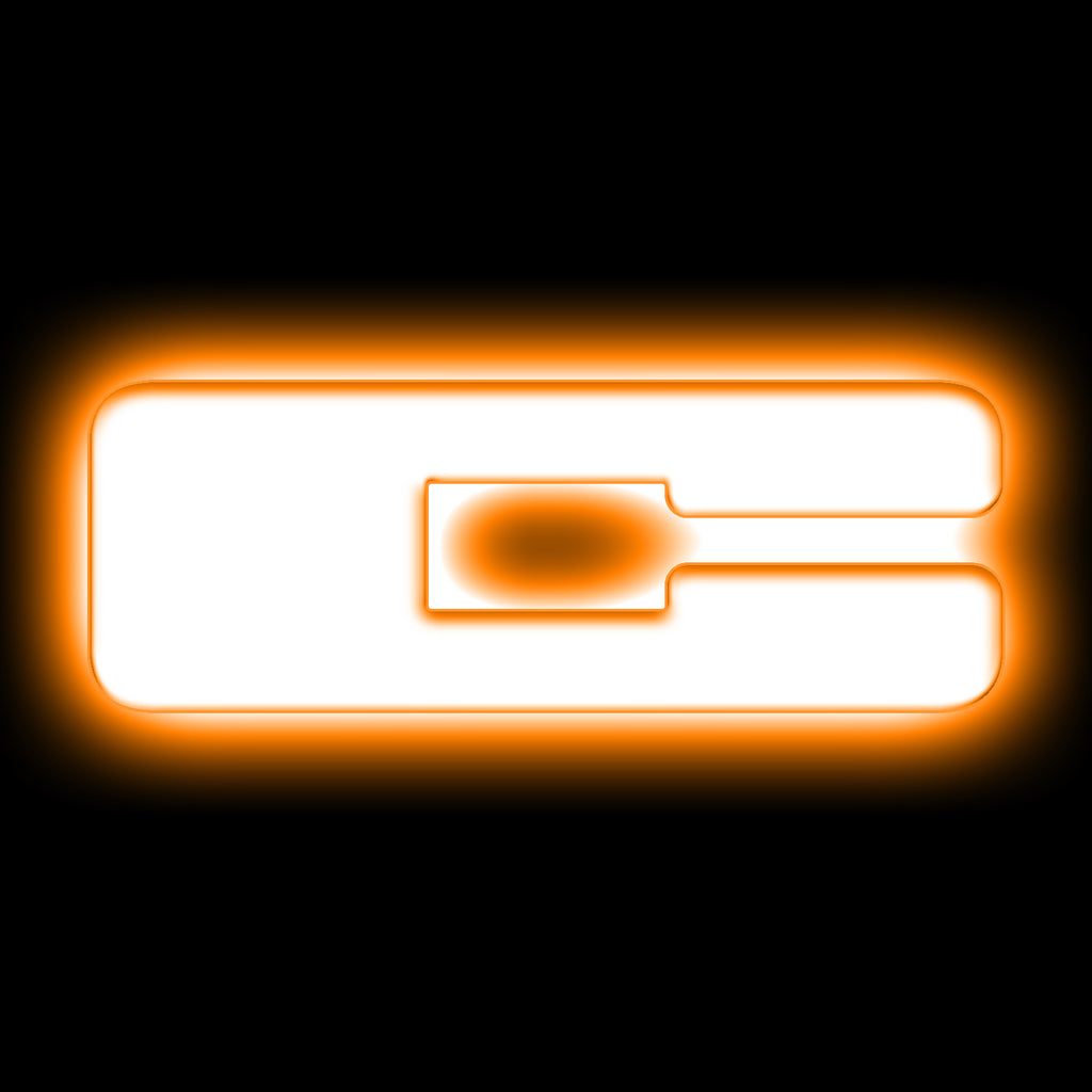 Universal Illuminated LED Letter Badges - Matte White Surface Finish - C by Oracle Lighting