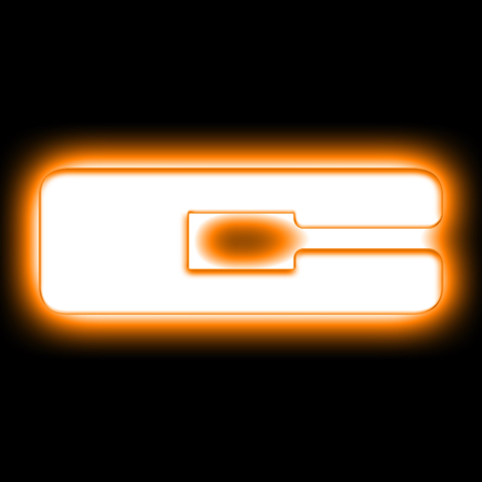 Universal Illuminated LED Letter Badges - Matte White Surface Finish - C by Oracle Lighting