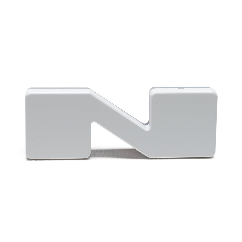 Universal Illuminated LED Letter Badges - Matte White Surface Finish - N by Oracle Lighting
