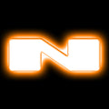 Universal Illuminated LED Letter Badges - Matte White Surface Finish - N by Oracle Lighting