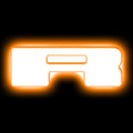 Universal Illuminated LED Letter Badges - Matte White Surface Finish - R by Oracle Lighting