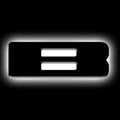 Universal Illuminated LED Letter Badges - Matte Black Surface Finish - B by Oracle Lighting