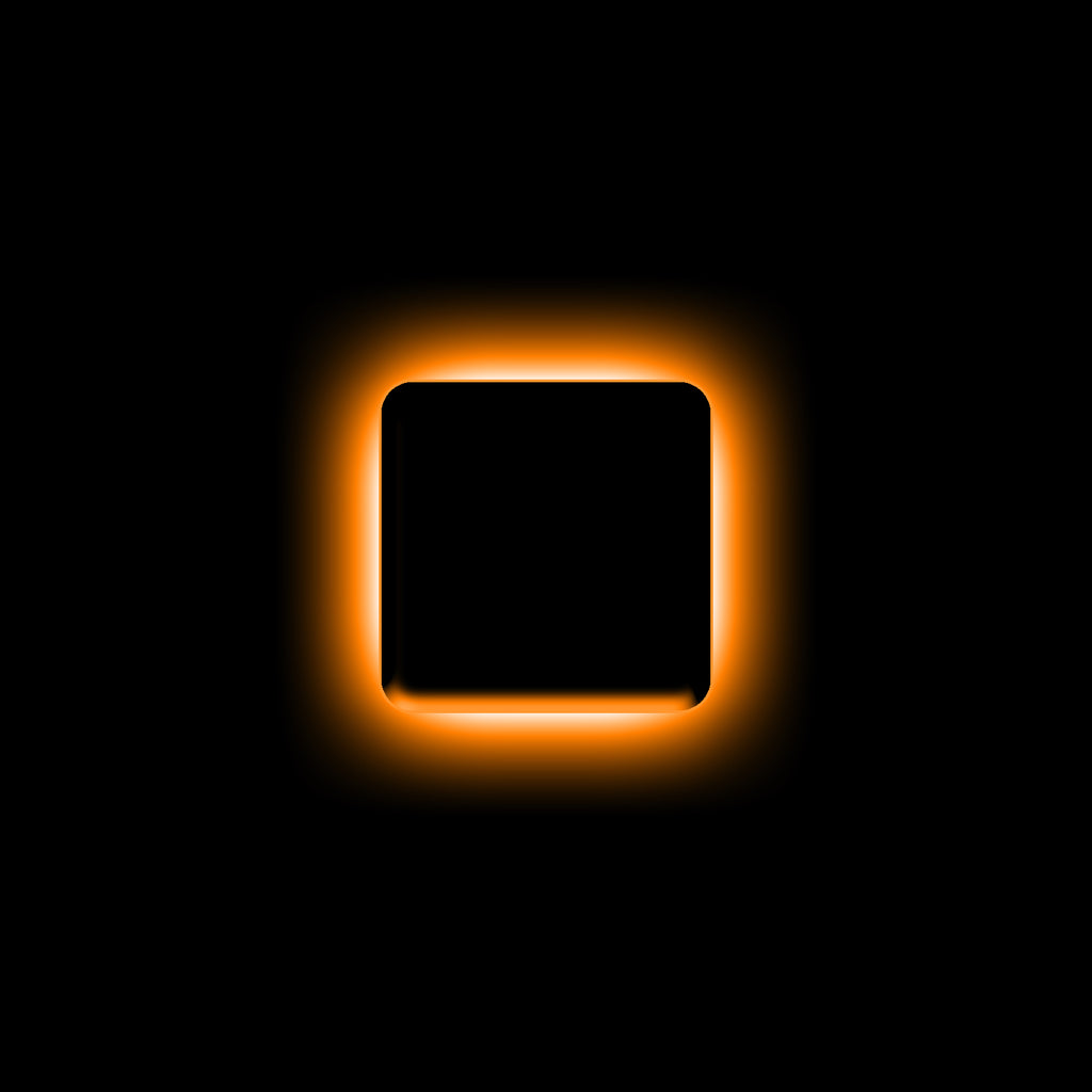 Universal Illuminated LED Letter Badges - Matte Black Surface Finish - I by Oracle Lighting