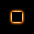 Universal Illuminated LED Letter Badges - Matte Black Surface Finish - I by Oracle Lighting