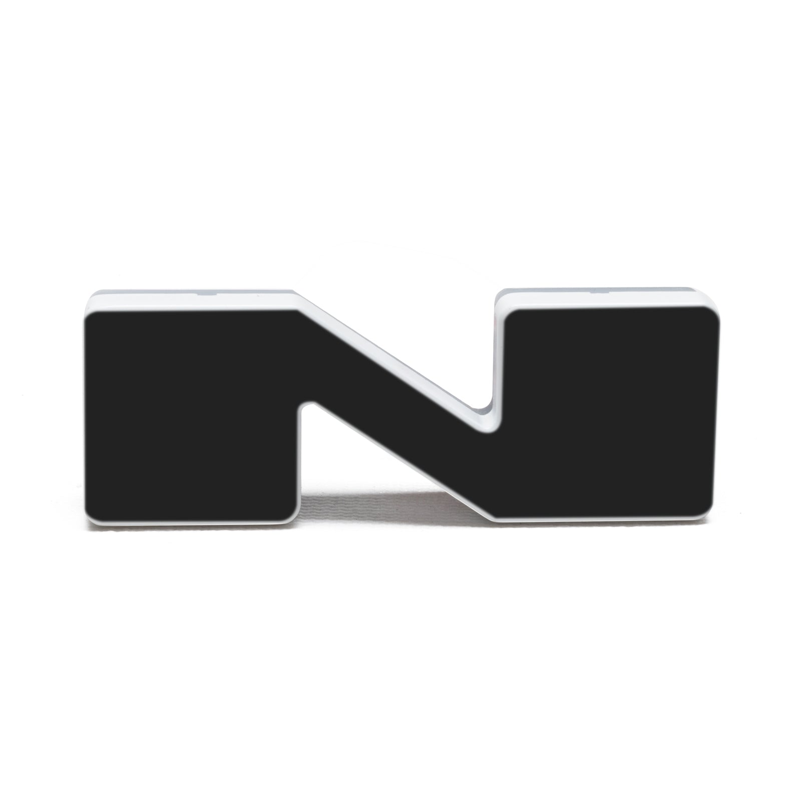 Universal Illuminated LED Letter Badges - Matte Black Surface Finish - N by Oracle Lighting
