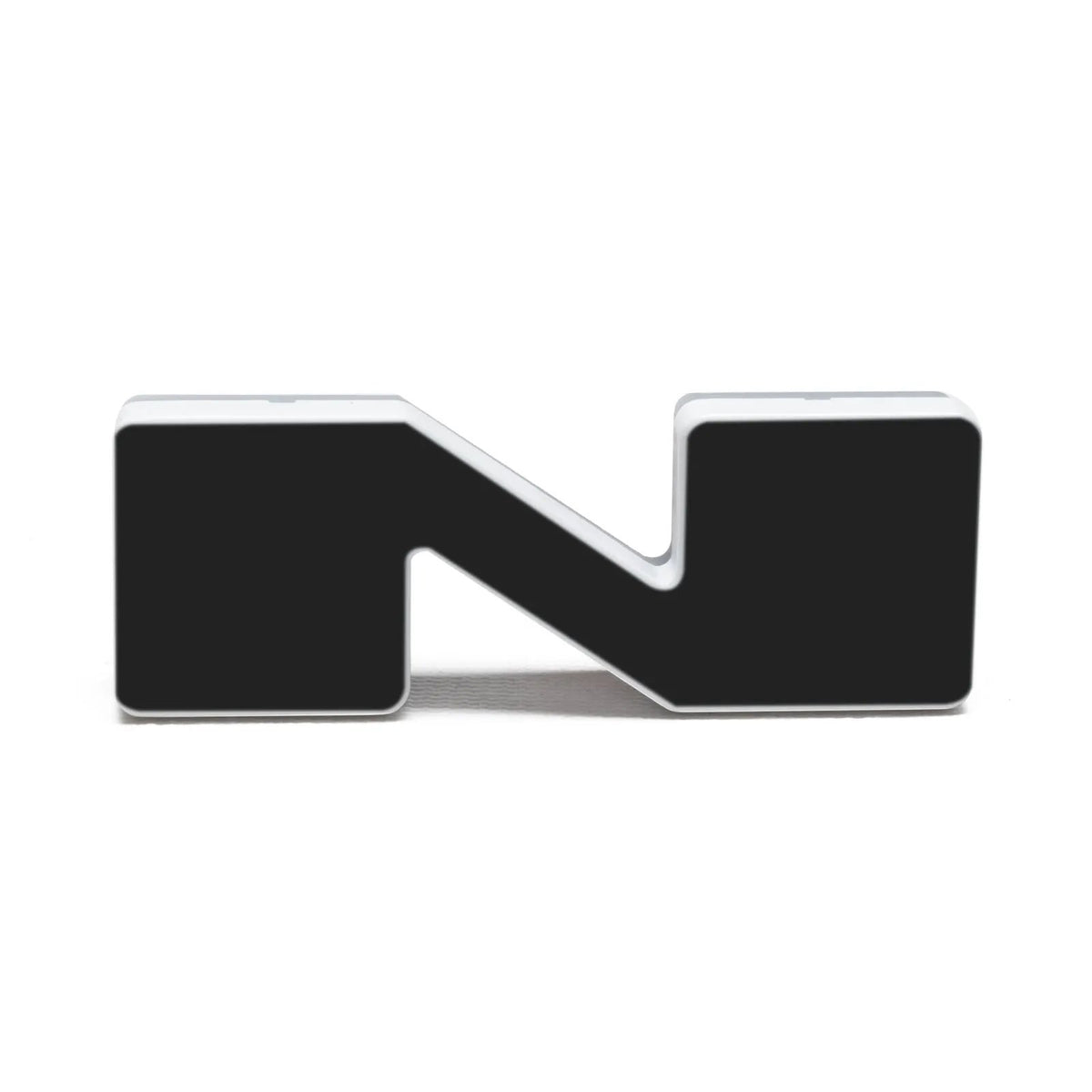 Universal Illuminated LED Letter Badges - Matte Black Surface Finish - N by Oracle Lighting