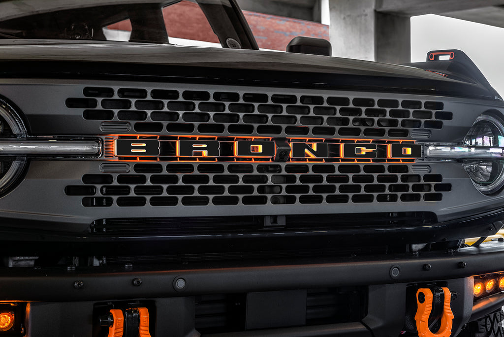Universal Illuminated LED Letter Badges - Matte Black Surface Finish - N by Oracle Lighting