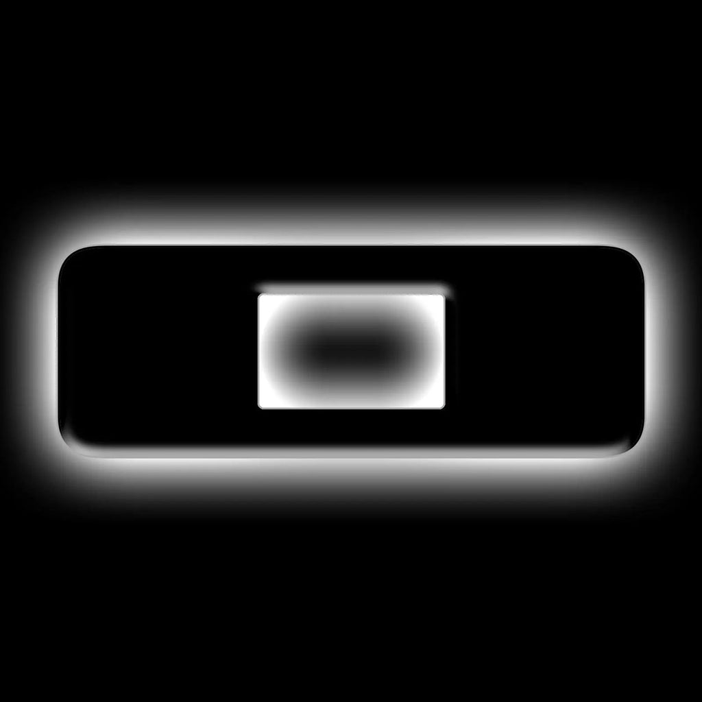 Universal Illuminated LED Letter Badges - Matte Black Surface Finish - O by Oracle Lighting