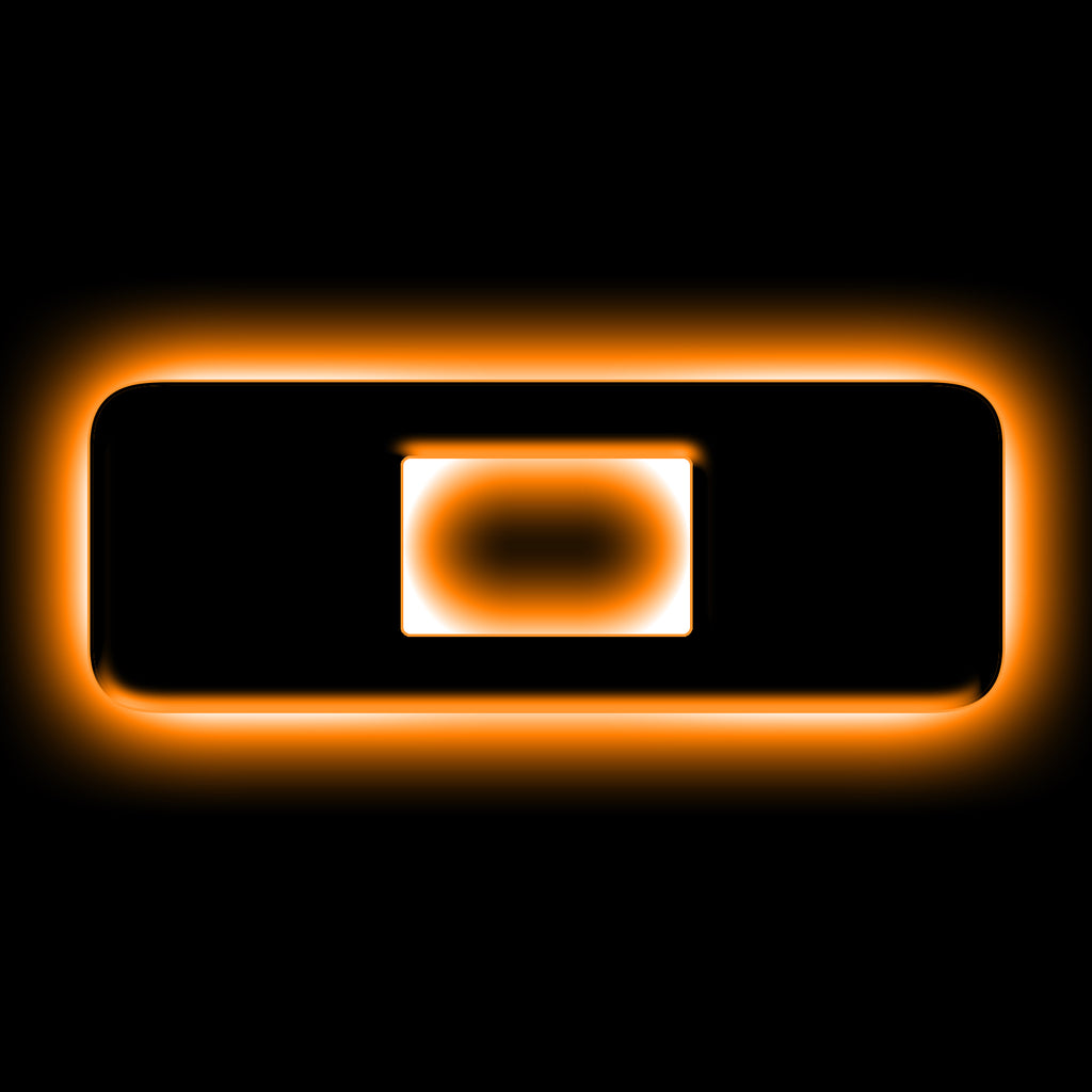 Universal Illuminated LED Letter Badges - Matte Black Surface Finish - O by Oracle Lighting
