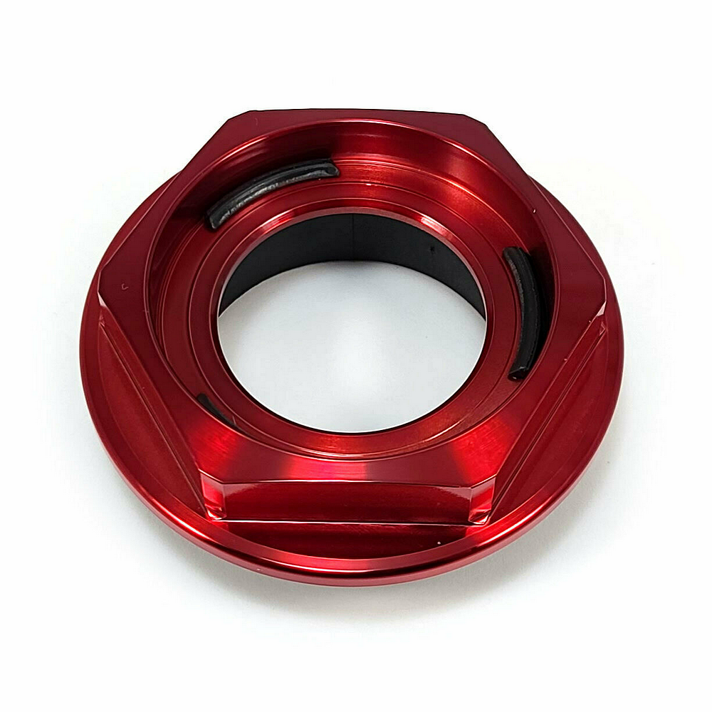ROTIFORM THREADED RED RSE CAP W/ NO LOGO by Rotiform