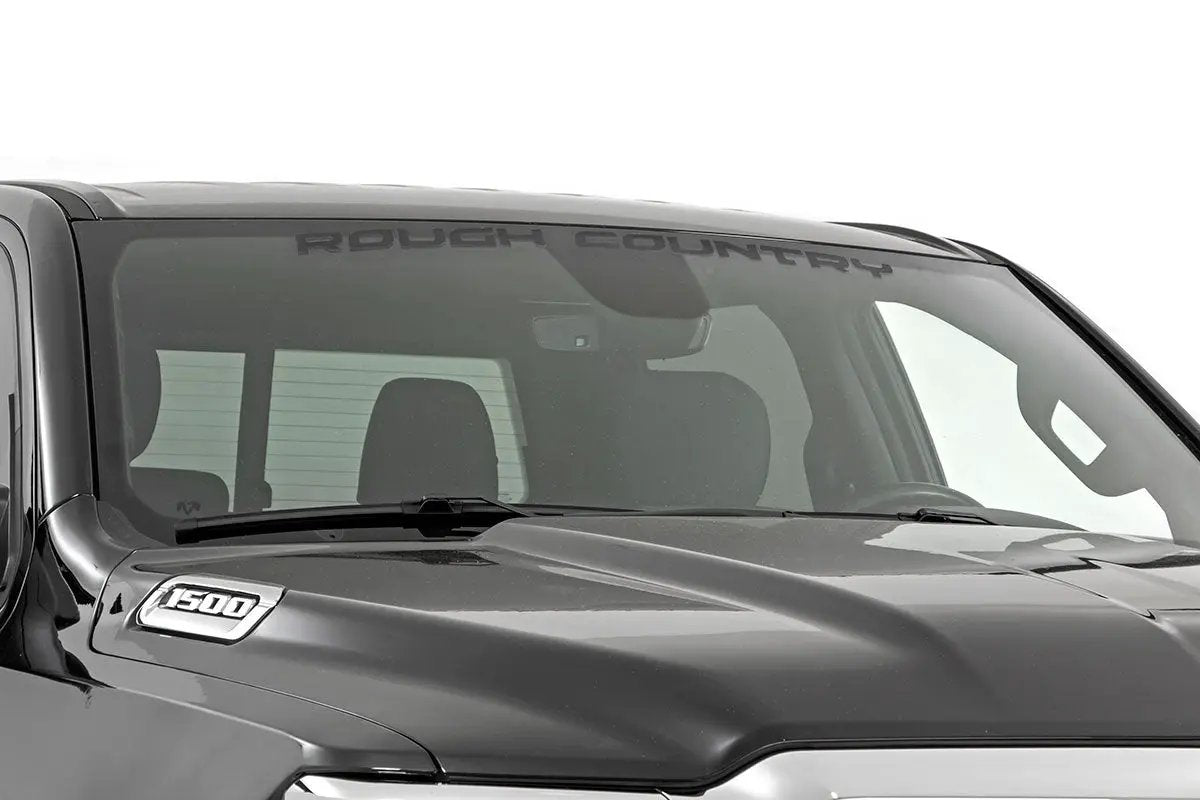 Rough Country Decal | 3.6 Inch x 35 Inch | Gloss Black by Rough Country