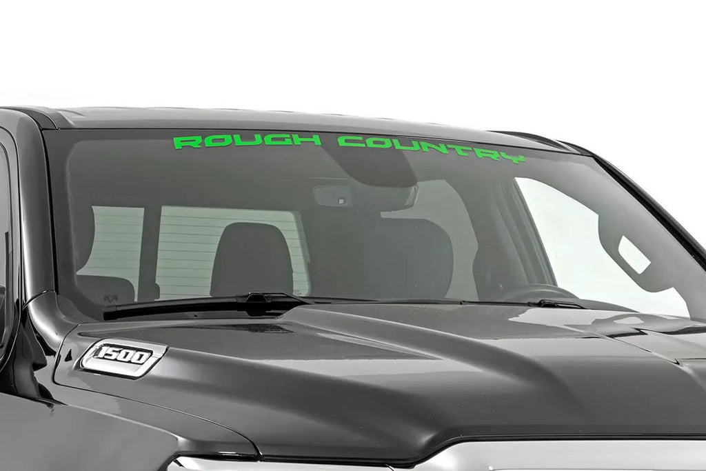 Rough Country Decal | 3.6 Inch x 35 Inch | Kelly Green by Rough Country