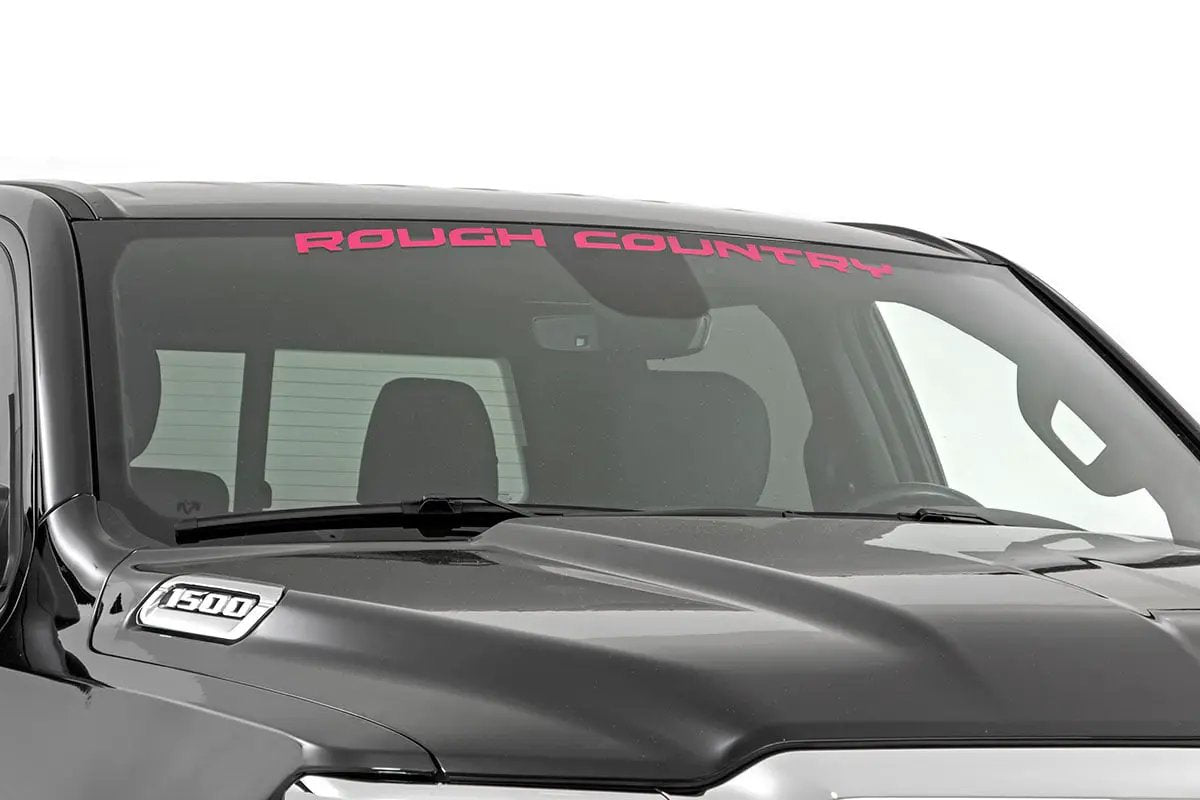 Rough Country Decal | 3.6 Inch x 35 Inch | Pink by Rough Country