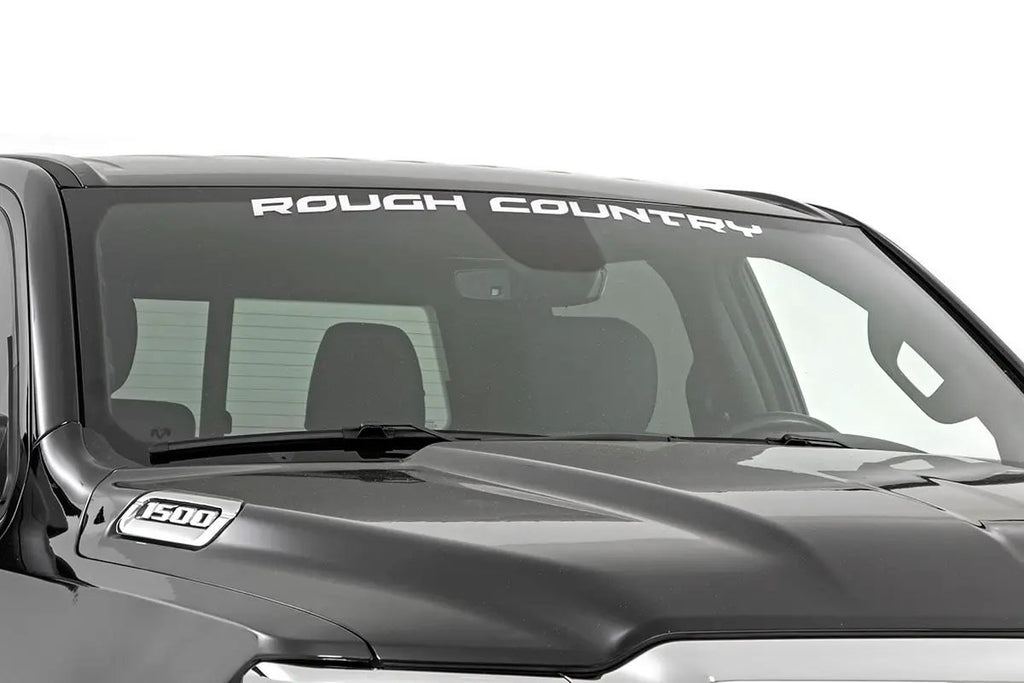 Rough Country Decal | 3.6 Inch x 35 Inch | White by Rough Country