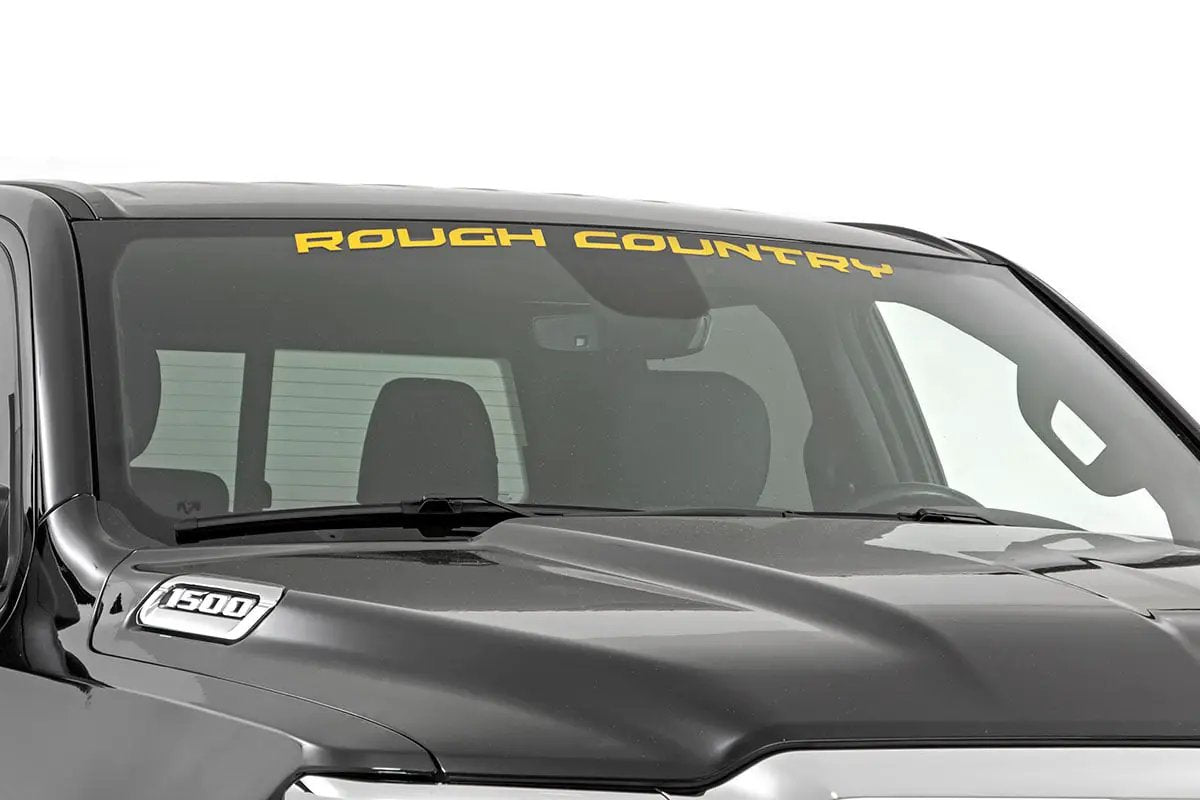 Rough Country Decal | 3.6 Inch x 35 Inch | Yellow by Rough Country