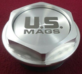 US MAG FLAT LUG COVER-MATTE GUNMETAL by U.S. MAGS WHEELS
