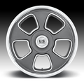 US MAG TALL LUG COVER-MATTE GUNMETAL by U.S. MAGS WHEELS