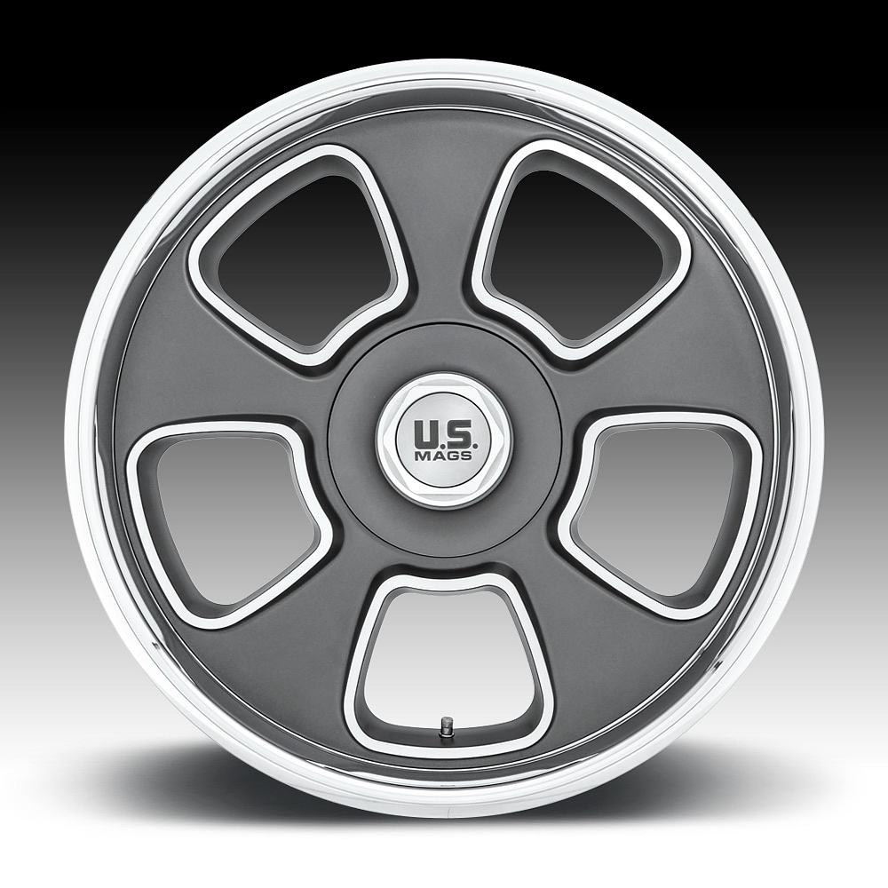 US MAG TALL LUG COVER-MATTE GUNMETAL by U.S. MAGS WHEELS