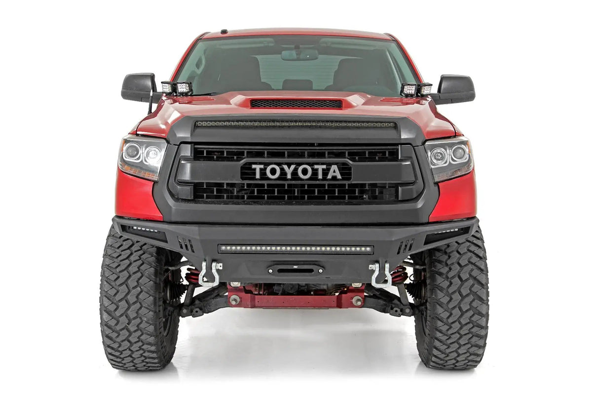 LED Light Kit | Ditch Mount | Dual 2" Black Pairs | White DRL | Toyota Tundra (14-21) by Rough Country