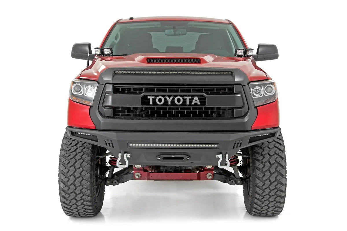 LED Light Kit | Ditch Mount | Dual 2" Black Pairs | Spot/Flood | Toyota Tundra (14-21) by Rough Country