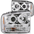 Projector Headlight Set w/Halo by ANZO USA