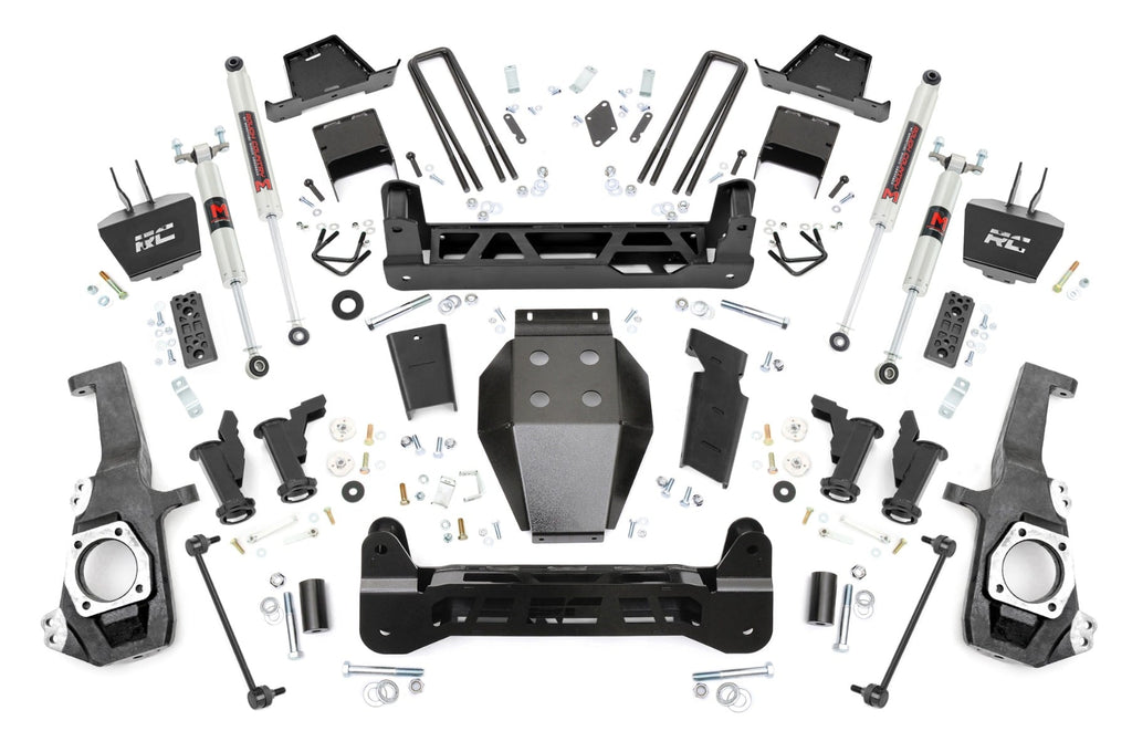 7 Inch Lift Kit | Torsion Drop | M1 | w/ Overloads | Chevy/GMC 2500HD/3500HD 2WD/4WD (20-26) by Rough Country