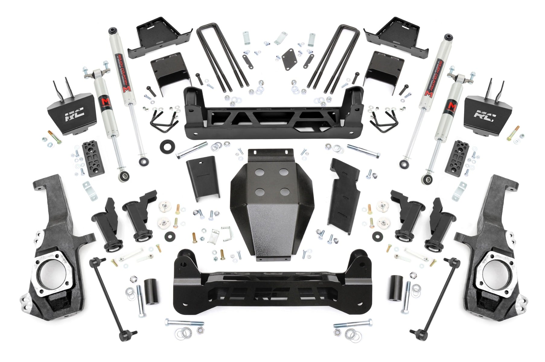 7 Inch Lift Kit | Torsion Drop | M1 | w/ Overloads | Chevy/GMC 2500HD/3500HD 2WD/4WD (20-26) by Rough Country
