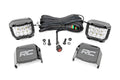 3 Inch Chrome Series LED Lights | Wide Angle Osram | Pair by Rough Country