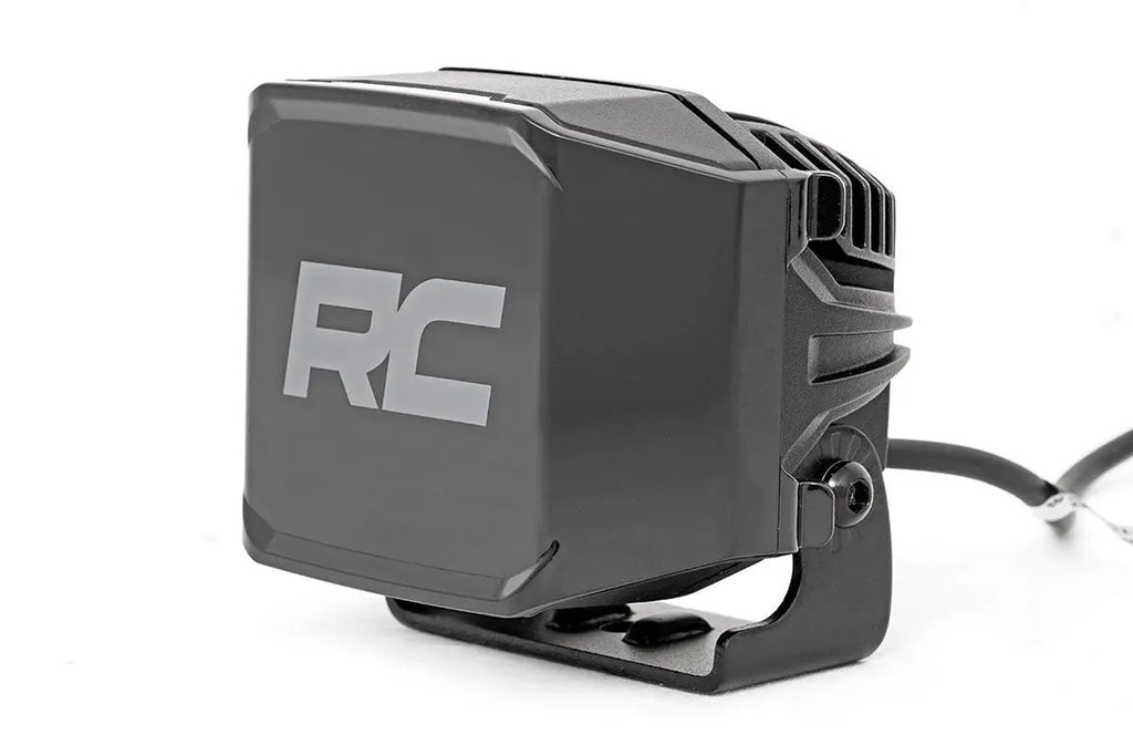 3 Inch Chrome Series LED Lights | Wide Angle Osram | Pair by Rough Country