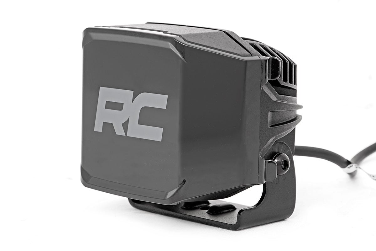 3 Inch Chrome Series LED Lights | Wide Angle Osram | Pair by Rough Country